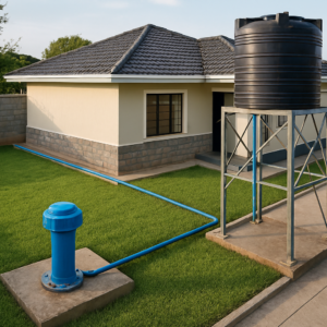 Concept design and budget for a new home borehole